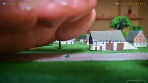 Giantess EditZ –  Giantess FootyQueen Tiny Squid Games Pt.3