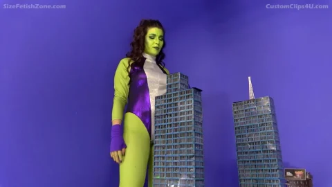 SizeFetishZone / She Hulk Bigger is Better