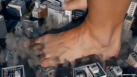 GTSAnon – Giantess Lizs Crushes City