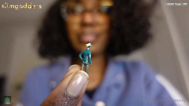 Larger Than Life – Insignificant Speck Under a Giantess Feet starring