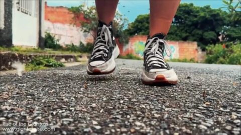 Rise of the Giantess – Giantess Gabriella In Platform Converse